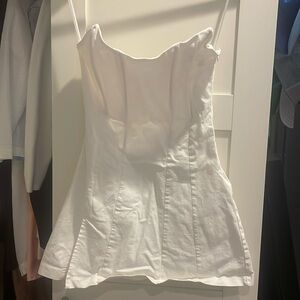 White fox mini white dress size M